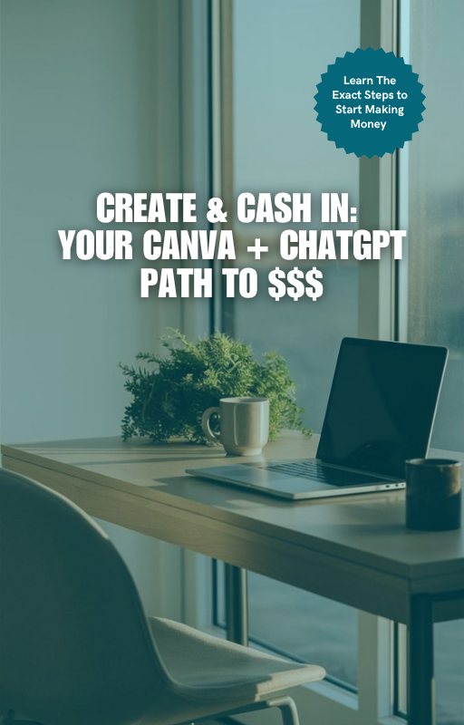 Cover of Create and Cash IN: Your Canva and ChatGPT Path